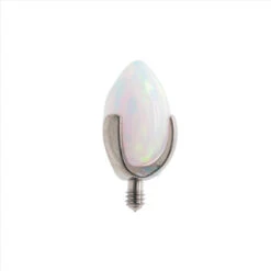 "Dragon Egg" Threaded End With Opal In Prong's -Starfire – Body Jewelry 40888 IndustrialStrengthDragonEggwithOpalinProng sSeparateThreadedEndSingle4mmWH1 6a27b5b1 a89f 4165 9487 2ed0c9e54806