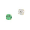 3mm "Tiffany" Prong-Set Brilliant-Cut Gem Threaded End In Yellow Gold