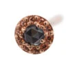 "Altura" Nostril Screw In Gold With Rose Cut Grey Sapphire & Peach Topaz -Starfire – Body Jewelry 40938 BVLABodyVisionAlturaNostrilScrewinGoldwithRoseCutGreySapphireandPeachTopazSingleRoseGold1