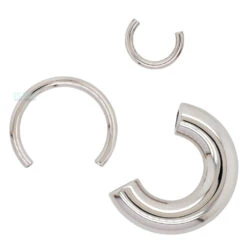 Stainless Steel Threaded Circular Barbell Shaft - 2 Ga.