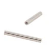 Titanium Threaded Straight Barbell Shaft - 00 Ga.