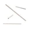 Stainless Steel Threaded Straight Barbell Shaft - 16 Ga. -Starfire – Body Jewelry 41041 Anatometal Stainless Steel Straight Barbell Shaft Asst Group 1