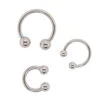 Stainless Steel Circular Barbell - 00 Ga.
