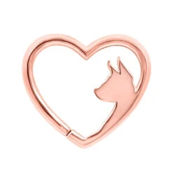 Puppy Love Seam Ring In Gold -Starfire – Body Jewelry 41117 JunipurrJewelryPuppyLoveSeamRinginGoldSingle5.16RoseGold1VENDORPHOTO