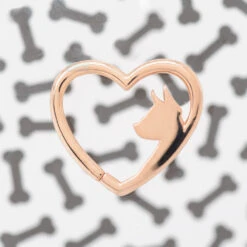 Puppy Love Seam Ring In Gold