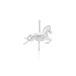 Threadless: "Pony Ride" End In Gold -Starfire – Body Jewelry 41180 J WG 8.8mm T2B VENDOR PHOTO