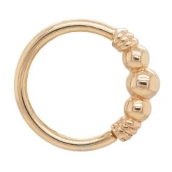 "Myla" Seam Ring In Gold