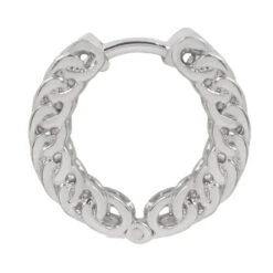 "Lil' Hug" Earrings -Starfire – Body Jewelry 41193 MayaJewelry Lil Hug EarringsSingleWhiteBrassVENDORPHOTO2 4d832071 16c1 4014 8f30 49d824e1c1d2