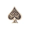 Ace Of Spades Threaded End In Gold & Platinum -Starfire – Body Jewelry 41215 KiwiDiamondAceofSpadedThreadedEndinGoldSingle14KWhiteGold1