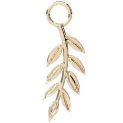 "Athena" Charm In Gold & Platinum