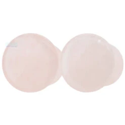 Mayan Style Stone Plugs - Rose Quartz -Starfire – Body Jewelry 41279 OracleBodyJewelryMayanStyleStonePlugs RoseQuartz00gaSingle1