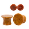 Mayan Style Stone Plugs - Crazy Lace Agate -Starfire – Body Jewelry 41279 OracleBodyJewelryMayanStyleStonePlugsAsstGroupCrazyLaceAgate1