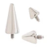 Stainless Steel Spike Threaded End -Starfire – Body Jewelry 41300 AnatometalStainlessSteelSpikeSeparateThreadedEndAsstGroup1