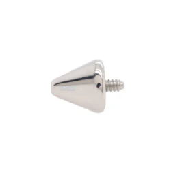 Stainless Steel Spike Threaded End -Starfire – Body Jewelry 41300 AnatometalStainlessSteelSpikeSeparateThreadedEndSingle16ga.1.83