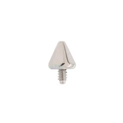 Stainless Steel Spike Threaded End -Starfire – Body Jewelry 41300 AnatometalStainlessSteelSpikeSeparateThreadedEndSingle16ga.3.322