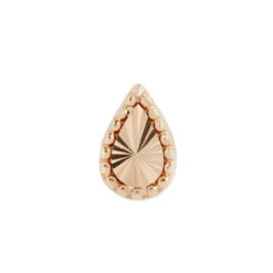 Threadless: "Stay Gold" End In Gold -Starfire – Body Jewelry 41308 BuddhaJewelryOrganicsthreadlessStayGoldEndinGoldSingleRoseGold2VENDORPHOTO