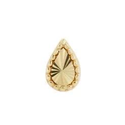 Threadless: "Stay Gold" End In Gold -Starfire – Body Jewelry 41308 BuddhaJewelryOrganicsthreadlessStayGoldEndinGoldSingleYellowGold2VENDORPHOTO