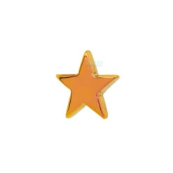 Titanium Star Threaded End -Starfire – Body Jewelry 41325 AnataometalTitaniumStarThreadedEndSingle4mmCopper1
