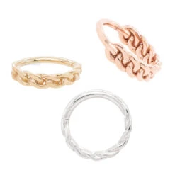 "Downtown" Continuous Ring In Gold