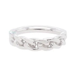 "Downtown" Continuous Ring In Gold -Starfire – Body Jewelry 41341 TawapaDowntownContinuousRinginGoldSingle16ga.5.16WhiteGold3