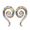 Glass Mini Spiral Snakes - Unicorn Platinum -Starfire – Body Jewelry 41405 GlassheartGlassHeartStudioGlassMiniSpiralSnakes UnicornPlatinumSingle0ga1 9c4bbd98 2449 4b89 be4e b61d4b319cb4