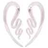 Glass River Talons - Oil Slick Rose Water -Starfire – Body Jewelry 41441 GlassheartGlassHeartStudioGlassRiverTalons OilSlickRoseWaterSingle2ga1