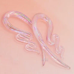 Glass River Talons - Oil Slick Rose Water -Starfire – Body Jewelry 41441 GlassheartGlassHeartStudioGlassRiverTalons OilSlickRoseWaterzFunky