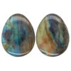 Stone Teardrop Plugs - Labradorite -Starfire – Body Jewelry 41449 DiabloOrganicsStoneTeardropPlugsLabradoriteSingle3.4Double Flared2