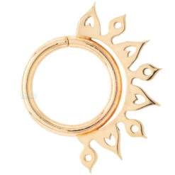 "Helios" Seam Ring In Gold