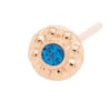 "Ipsa" Nostril Screw In Gold With 2mm Brilliant-Cut Gem -Starfire – Body Jewelry 41494 AnatometalIpsaNostrilScrewinGoldwith2mmBrilliant CutGemSingleRoseGoldSA Sapphire1