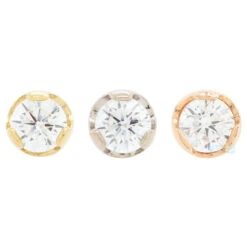 Prong-Set Nostril Screw In Gold With 3mm Brilliant-Cut Gem -Starfire – Body Jewelry 41496 AnatometalProng SetNostrilScrewinGoldColorRunAsstGroup 4699b4b8 078c 4fa4 8730 6eabf3ffa12b