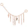 "Sloane" Chain Attachment In Gold -Starfire – Body Jewelry 41531 JunipurrJewelrySloaneChainAttachmentinGoldSingleRoseGold2
