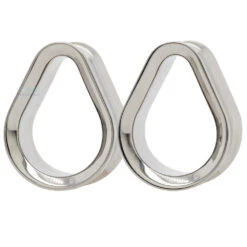 Stainless Steel Teardrop Eyelets