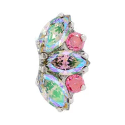 "Eden" Marquise Fan #10 Faceted Gem On Flatback - Custom Color Combos -Starfire – Body Jewelry 41541 IndustrialStrength I.S.EdenMarquiseFanno.10FacetedGemonFlatback customcolorcomboSingle2 ee3ea688 ed00 484d a8b1 bdc0365c3efa