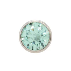 4mm Extreme Low Profile Faceted Gem Ball Threaded End -Starfire – Body Jewelry 41592 IndustrialStrength I.S.4mmExtremeLowProfileFacetedGemBallThreadedEndSingleFLGCZ FancyLightGreen2