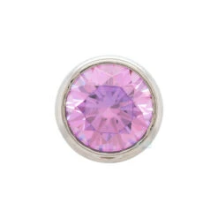 4mm Extreme Low Profile Faceted Gem Ball Threaded End -Starfire – Body Jewelry 41592 IndustrialStrength I.S.4mmExtremeLowProfileFacetedGemBallThreadedEndSingleFPUCZ FancyPurpleCZ2