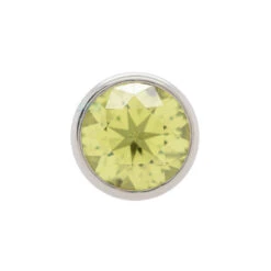 4mm Extreme Low Profile Faceted Gem Ball Threaded End -Starfire – Body Jewelry 41592 IndustrialStrength I.S.4mmExtremeLowProfileFacetedGemBallThreadedEndSinglePGCM ParadiseGreenCM2
