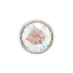 4mm Extreme Low Profile Faceted Gem Ball Threaded End -Starfire – Body Jewelry 41592 IndustrialStrength I.S.4mmExtremeLowProfileFacetedGemBallThreadedEndSingleSHMCZ ParadiseShimmerCZ2