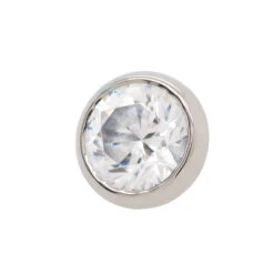 4mm Extreme Low Profile Faceted Gem Ball Threaded End -Starfire – Body Jewelry 41592 IndustrialStrength I.S.4mmExtremeLowProfileFacetedGemBallThreadedEndSingleWCZ WhiteCZ1 c3694e4c 6bd1 439c a405 3d392dddcb1a