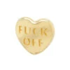 Threadless: Conversation Hearts End In Gold -Starfire – Body Jewelry 41593 AnatometalthreadlessConversationHeartsEndinGoldSingleYellowGoldFuckOff1
