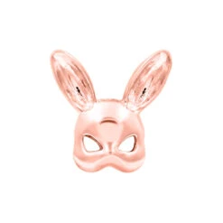 Threadless: "Honey Bunny" End In Gold -Starfire – Body Jewelry 41718 JunipurrJewelrythreadless HoneyBunny EndinGoldSingleRoseGoldVENDORPHOTO