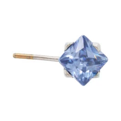 Threadless: Princess-Cut Brilliant-Cut Gems Side-Set End -Starfire – Body Jewelry 41752 AnatometalthreadlessPrincess CutBrilliant CutGemsSide SetEndSingleTZ Tanzanite3mm2