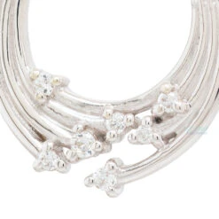 "Iconic" Hinge Ring / Clicker In Gold With CZ's -Starfire – Body Jewelry 41756 BuddhaJewelryOrganicsIconicHingeRinginGoldSingleWhiteGold3