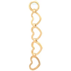 "Barracuda" Chain Charm In Gold