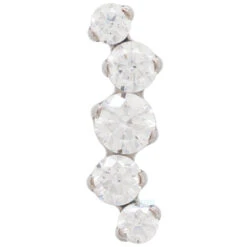 Odyssey "Serpentium" Faceted Gem Cluster On Flatback