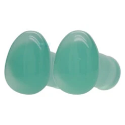 Stone Teardrop Plugs - Mint Opalite -Starfire – Body Jewelry 41786 OracleBodyJewelryStoneTeardropPlugs MintOpaliteSingle1
