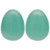 Stone Teardrop Plugs - Mint Opalite -Starfire – Body Jewelry 41786 OracleBodyJewelryStoneTeardropPlugs MintOpaliteSingle2