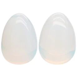 Stone Teardrop Plugs - Opalite