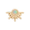 "Live To Tell" Threaded End In Gold With Genuine White Opal -Starfire – Body Jewelry 41851BVLA threadlessLivetoTellGenuineWhiteOpal6mmYG2 b13b16b3 8f5a 4b9a 901f 1e9ebaf16a51