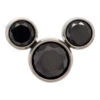 4mm "Mickey" With Brilliant-Cut Gem Cluster - On Flatback